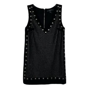 FOREVER 21 | Little Black Dress Mini with Studs‎ Sleeveless Sexy S
